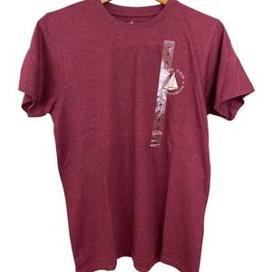 Cape Cod T-Shirt Mens Small Burgundy Massachusetts Sailboat Graphic Tee Cuffys